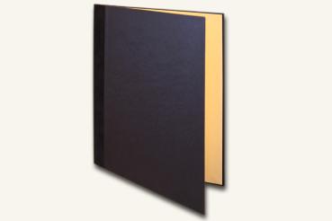 Inexpensive sheet music folder black single-colored